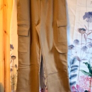American Stitch Tan Cargo Joggers